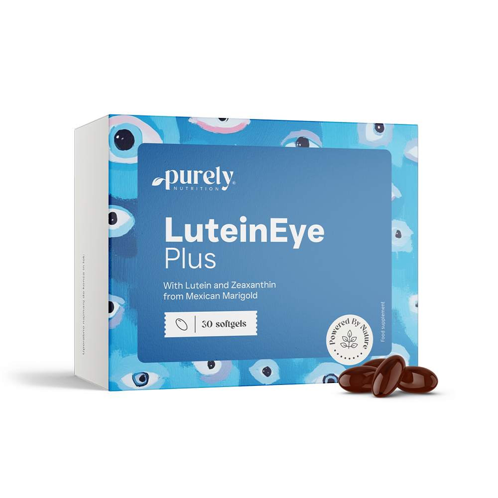 LuteinEye Plus - complexo com luteína e zeaxantina.