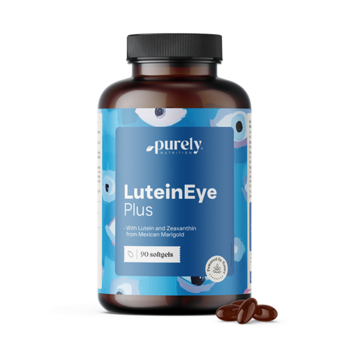 LuteinEye Plus – complexo com luteína e zeaxantina, 90 cápsulas moles