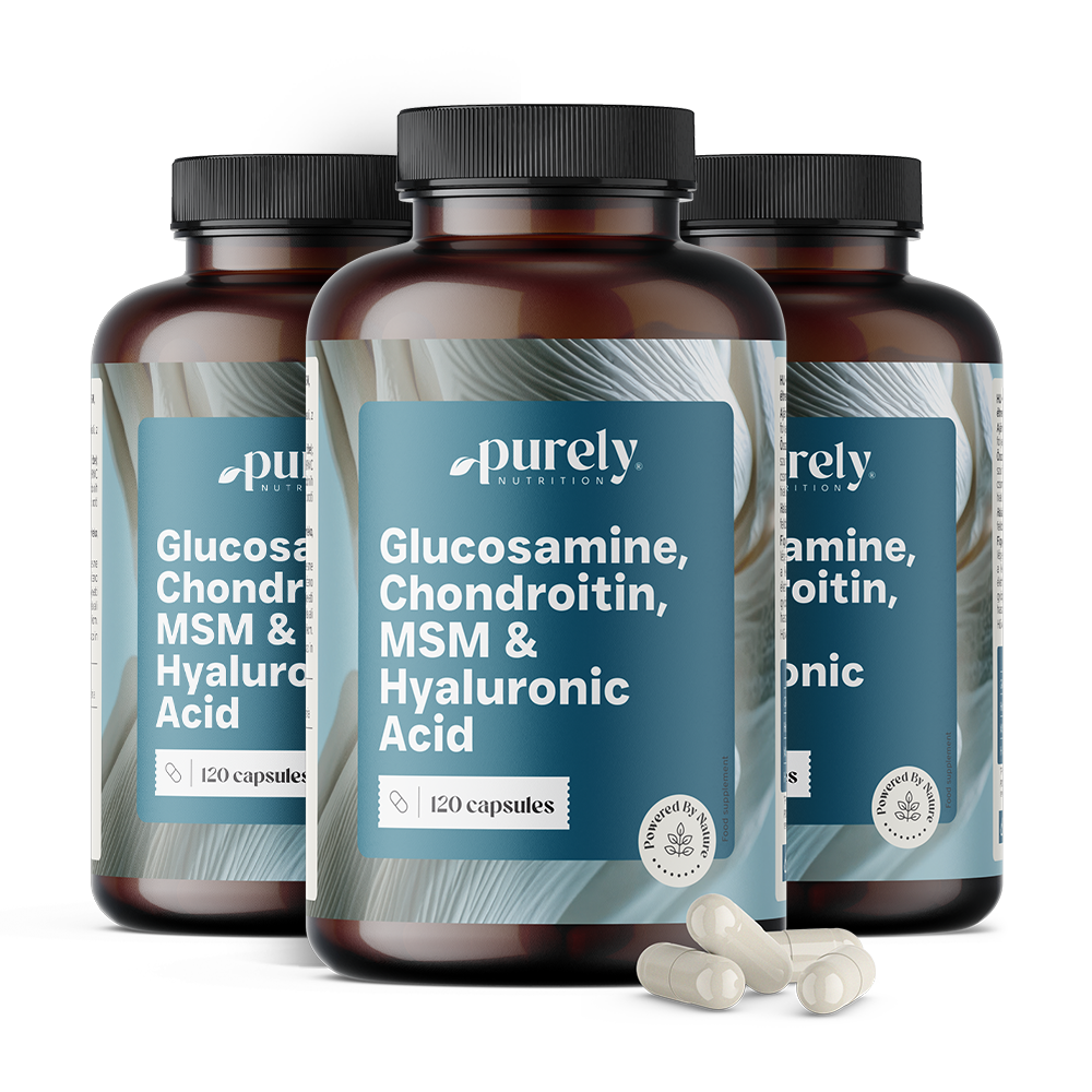 Glucosamina, condroitina, MSM e ácido hialurónico