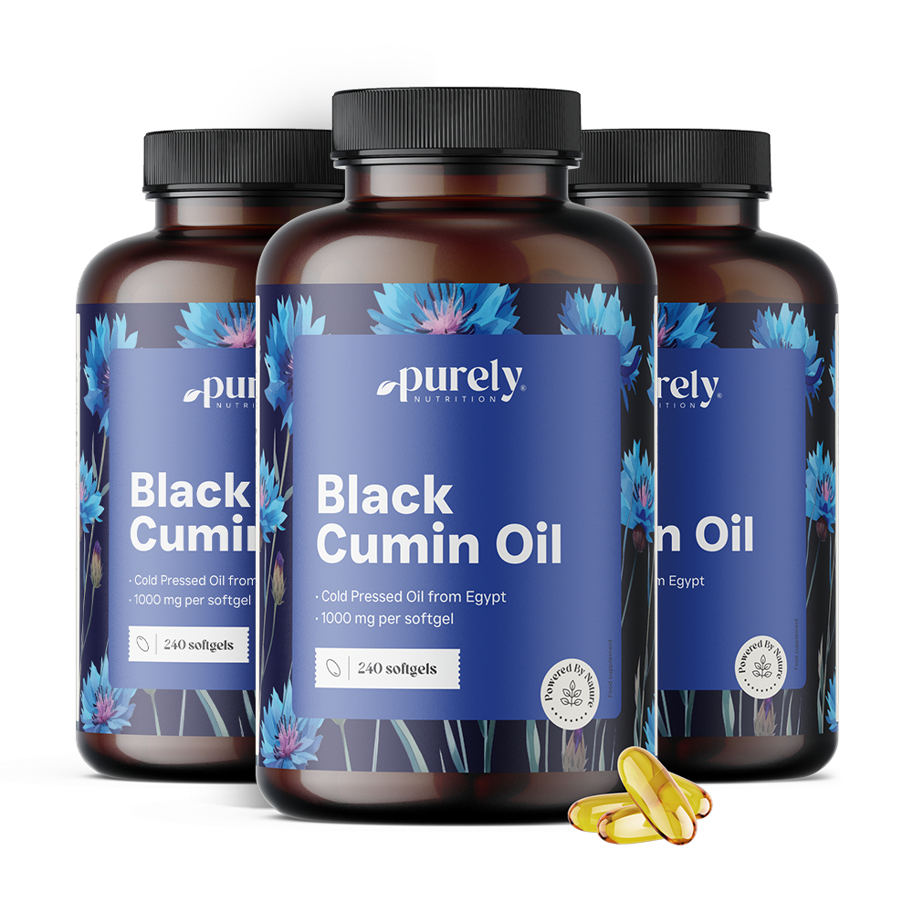 Óleo de cominho preto 1000 mg.