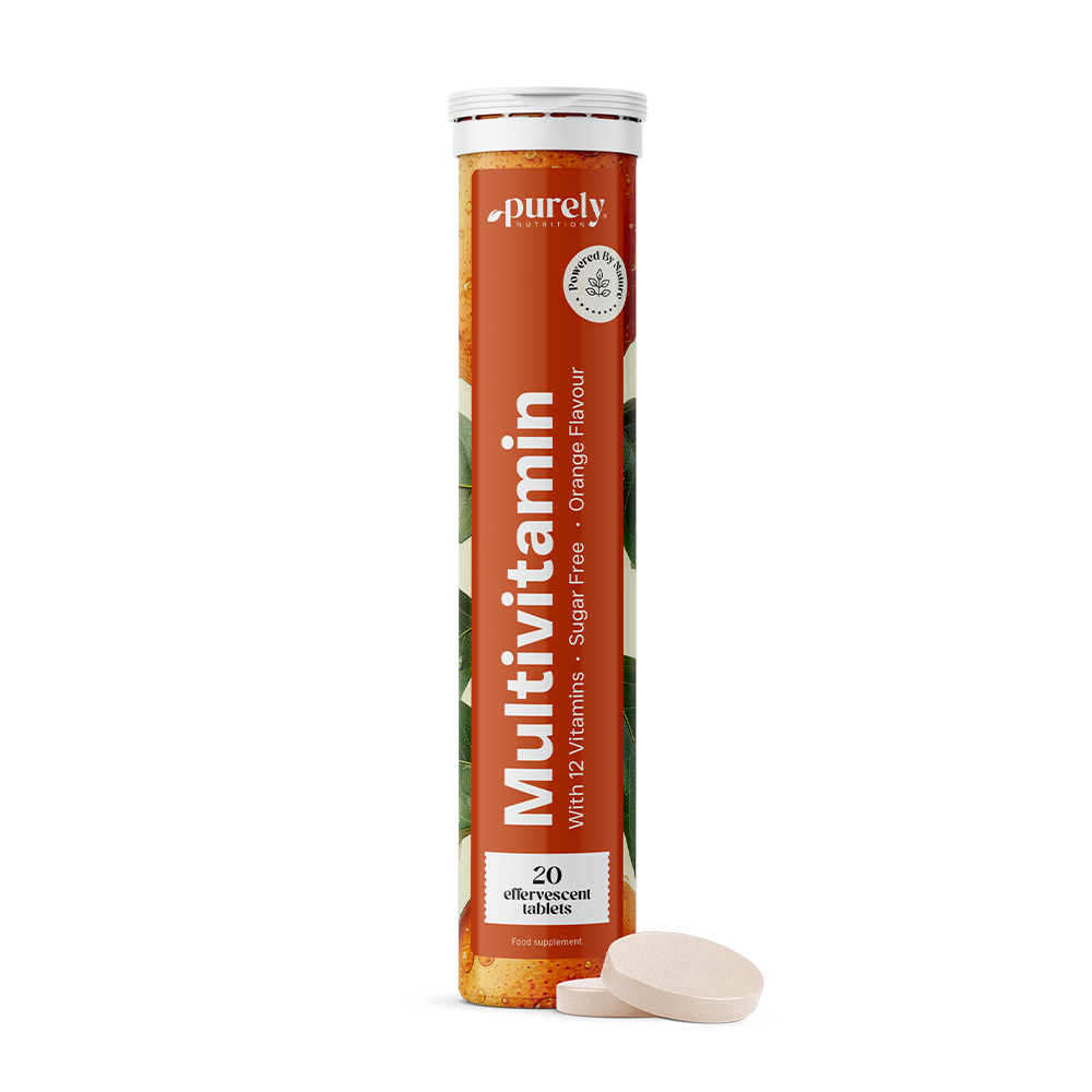 Comprimidos efervescentes de multivitaminas.