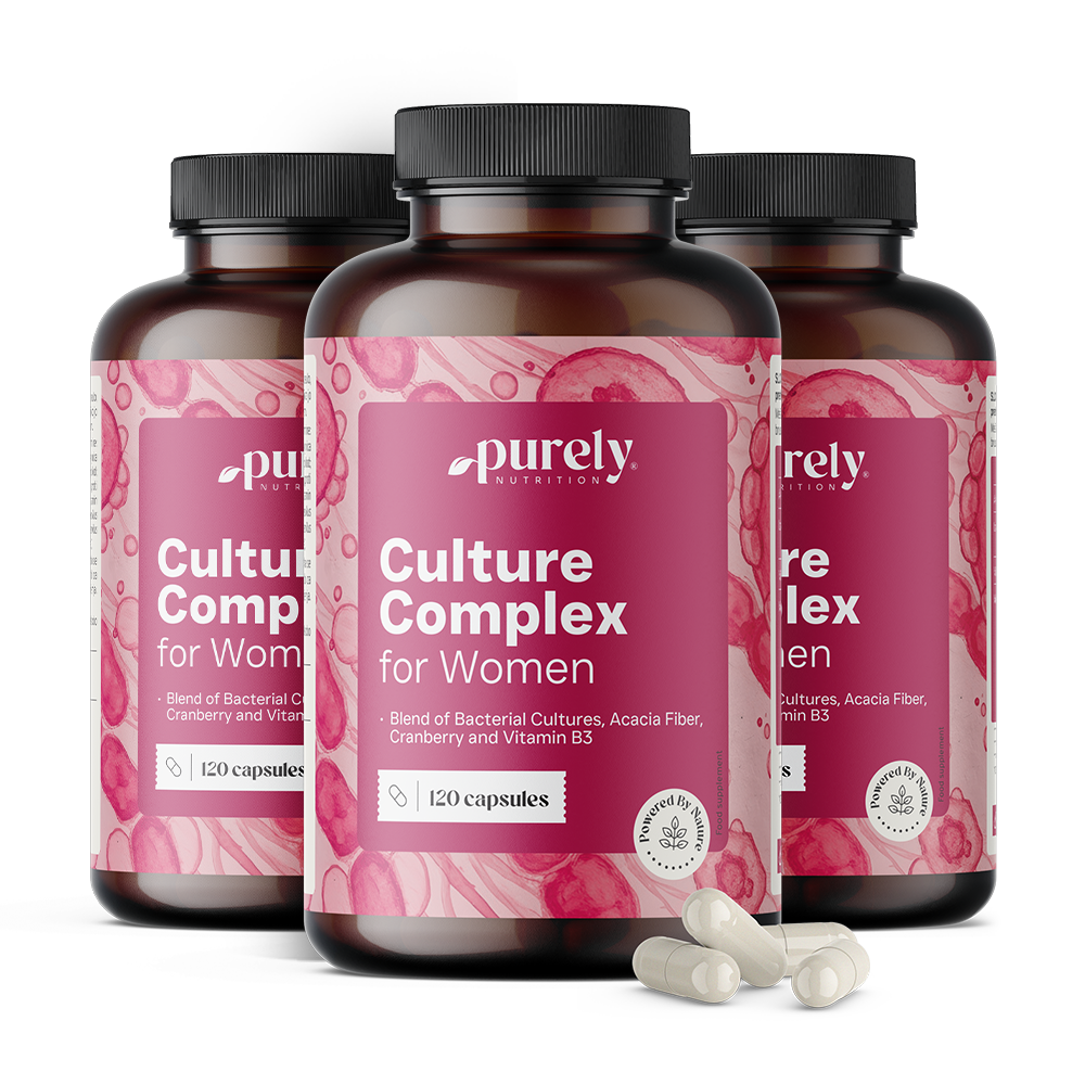 Complexo para mulheres com culturas microbiológicas.