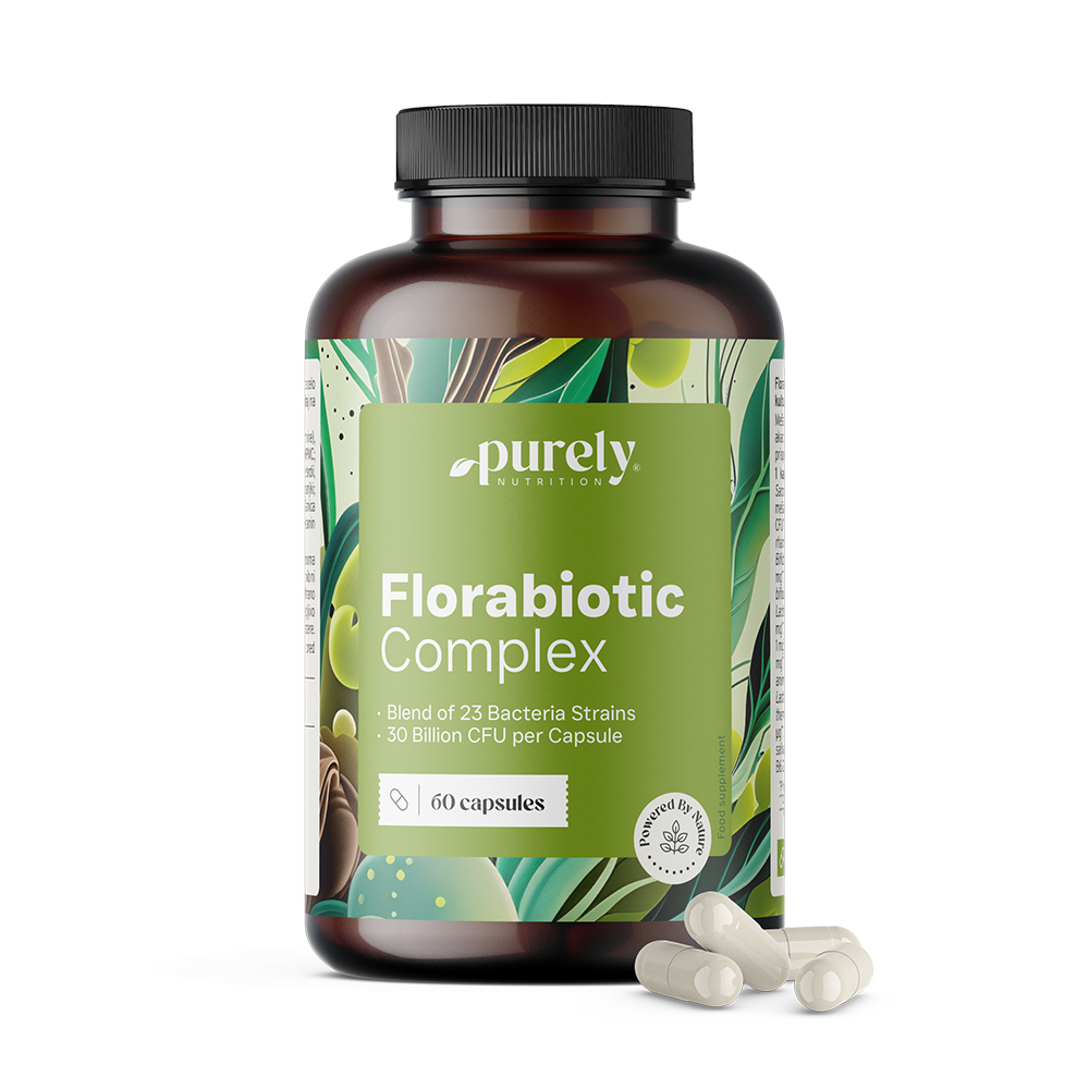 Florabiotic Complex – fórmula simbiótica com 30 mil milhões de UFC, 60 cápsulas