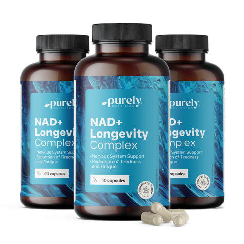 3x NAD+ Longevity Complex, total de 180 cápsulas