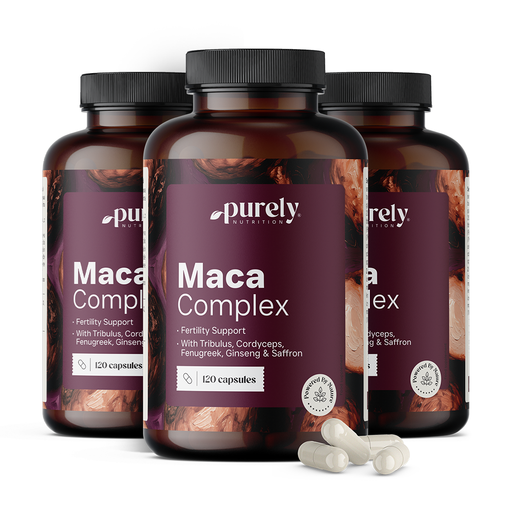 3x Complexo de Maca, total de 360 cápsulas