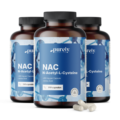 3x NAC 650 mg, total de 540 cápsulas